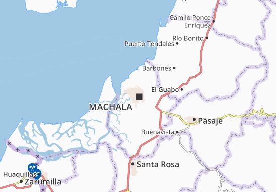 Karte Stadtplan Machala
