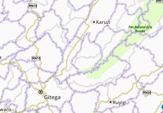 Mapa Nyabikere