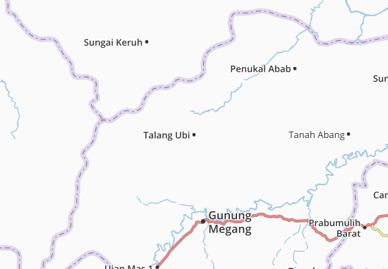 Karte Stadtplan Talang Ubi