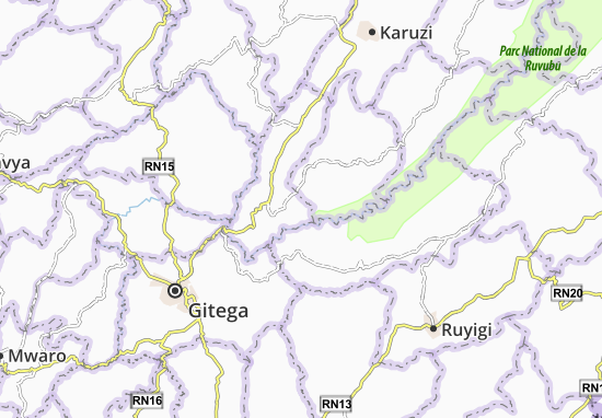 Karte Stadtplan Kigora