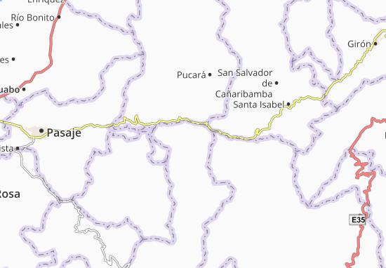 Abañín Map