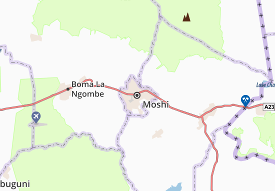 Mapa Moshi