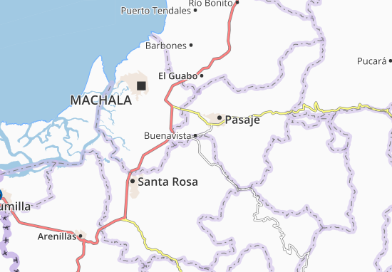 Kaart Plattegrond Buenavista