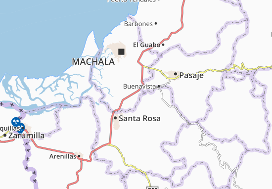 Kaart Plattegrond El Retiro