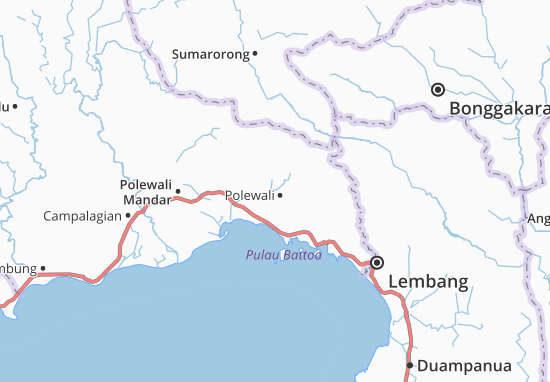 Polewali Map