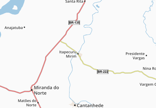 Karte Stadtplan Itapecuru Mirim
