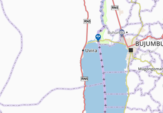 Mapa Uvira
