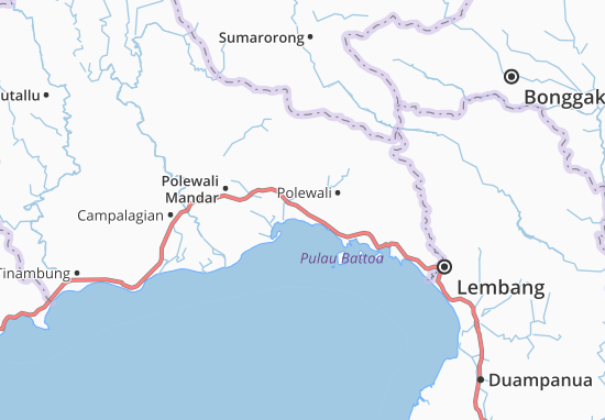 Polewali Mandar Map