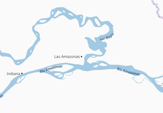 Las Amazonas Map