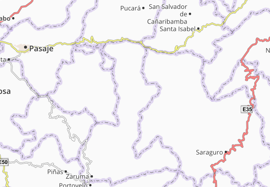 Kaart Plattegrond Guanazán