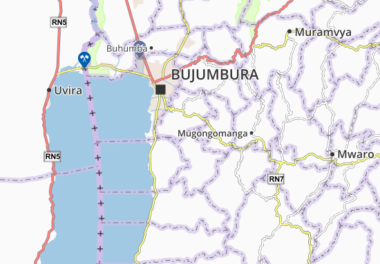 Karte Stadtplan Mutambu