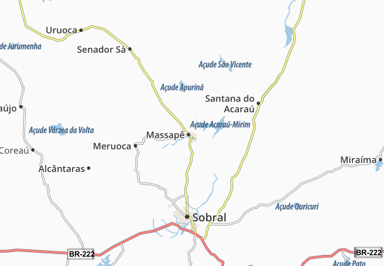 Mapa Santa Ursula
