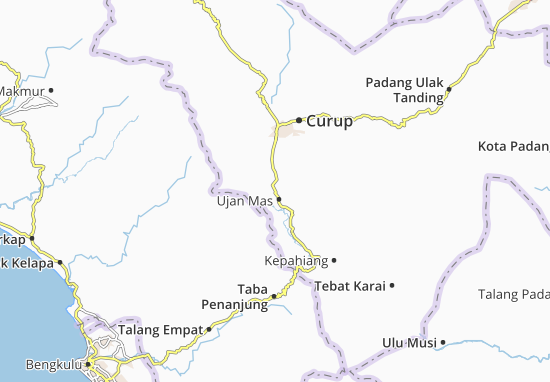 Karte Stadtplan Ujan Mas