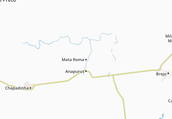 Karte Stadtplan Mata Roma