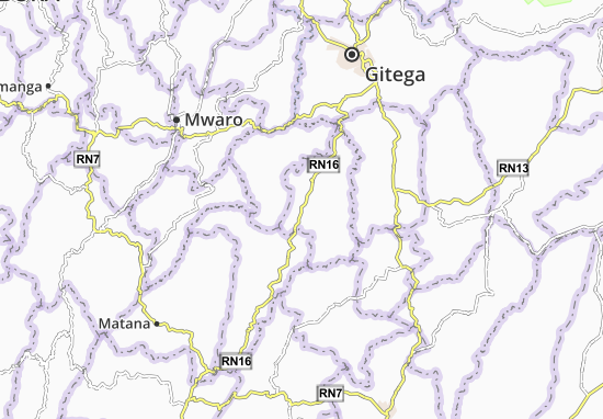 Kaart Plattegrond Gishubi