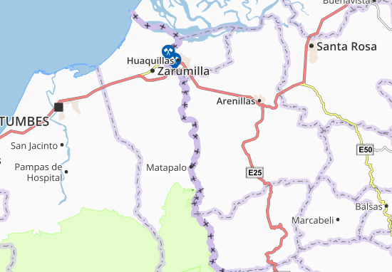 Carcabón Map
