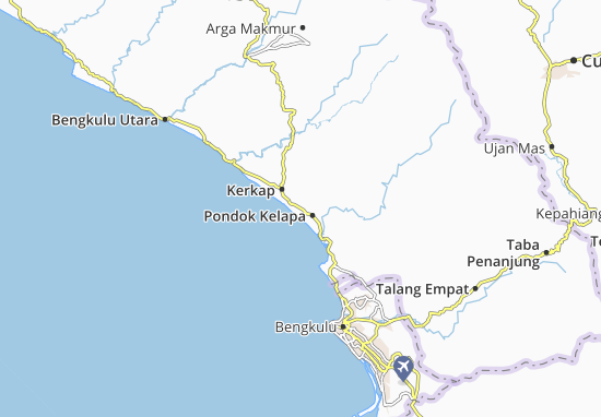 Karte Stadtplan Pondok Kelapa