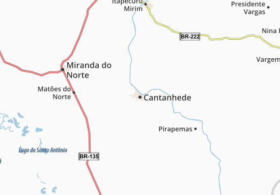 Karte Stadtplan Cantanhede