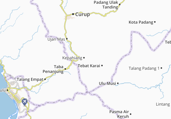 Karte Stadtplan Kepahiang