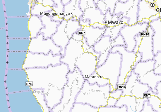 Kaart Plattegrond Mugamba
