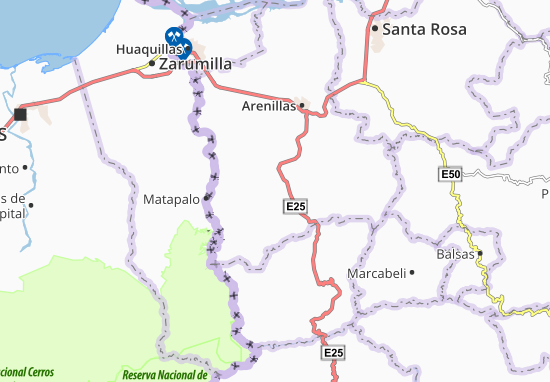 Karte Stadtplan Palmales