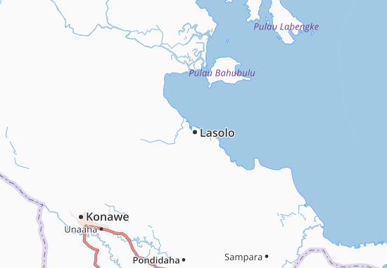 Kaart Plattegrond Lasolo