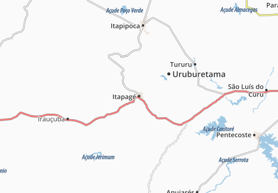 Itapagé Map