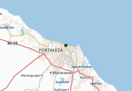 Kaart Plattegrond Fortaleza