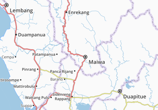 Kaart Plattegrond Maiwa