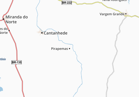 Mapa Pirapemas