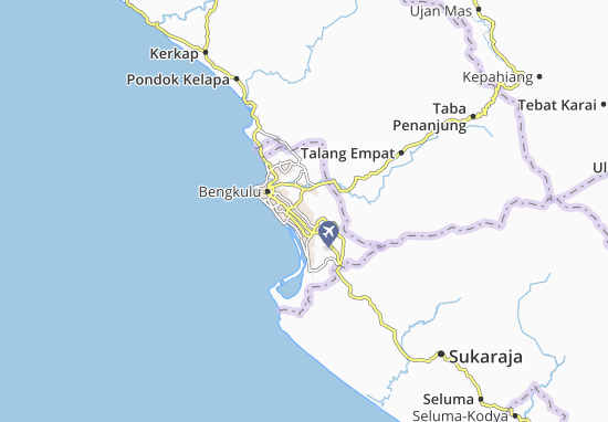 Karte Stadtplan Teluk Segara