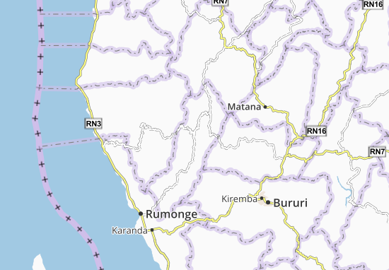 Kaart Plattegrond Buyengero