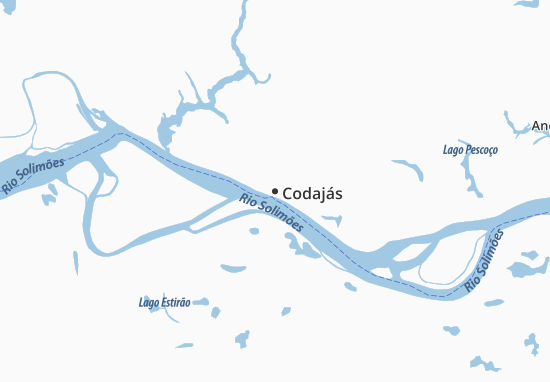 Codajás Map
