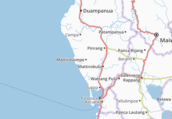 Kaart Plattegrond Mattirosompe