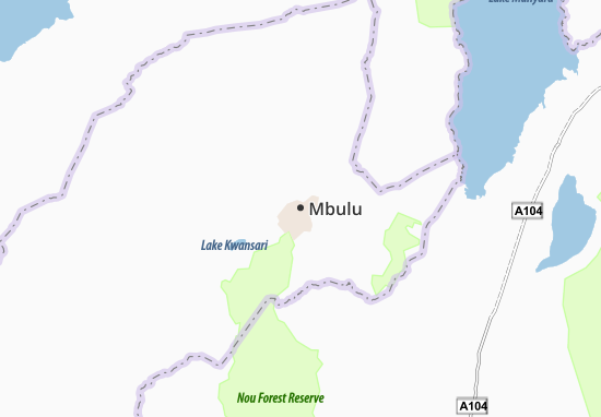 Karte Stadtplan Mbulu