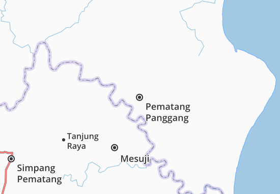 Kaart Plattegrond Pematang Panggang