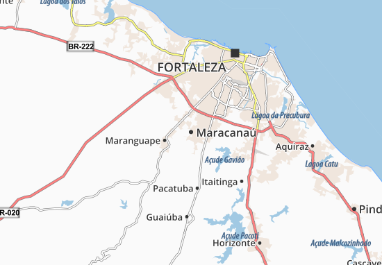 Mapa Maracanaú