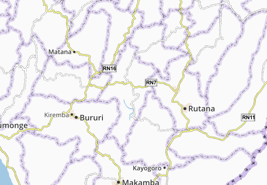 Karte Stadtplan Rutovu