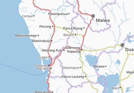 Wattang Pulu Map