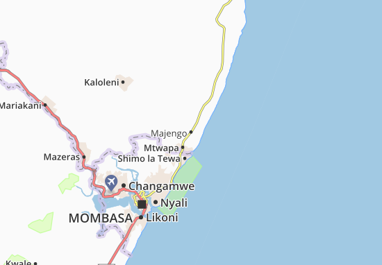 Majengo Map