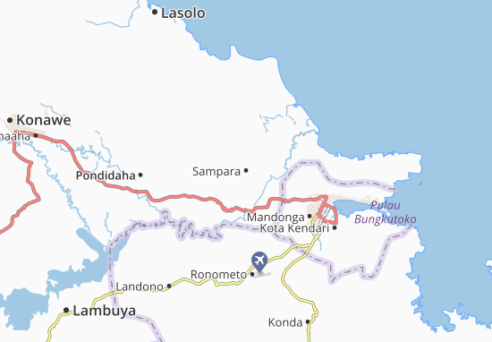 Kaart Plattegrond Sampara