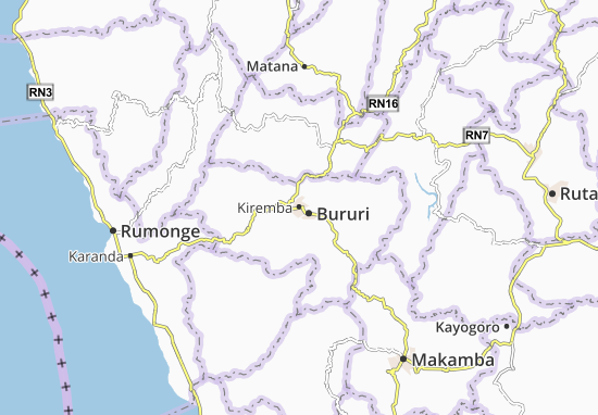 Mapa Kiremba