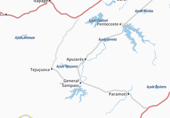 Karte Stadtplan Apuiarés