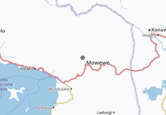 Mapa Mowewe