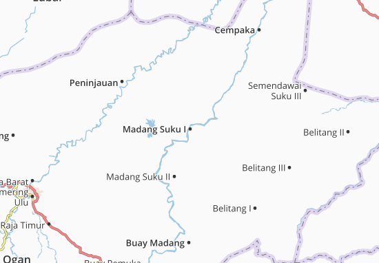 Kaart Plattegrond Madang Suku I