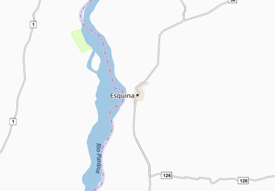 Karte Stadtplan Esquina
