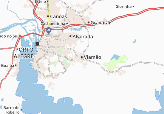 Karte Stadtplan Viamão