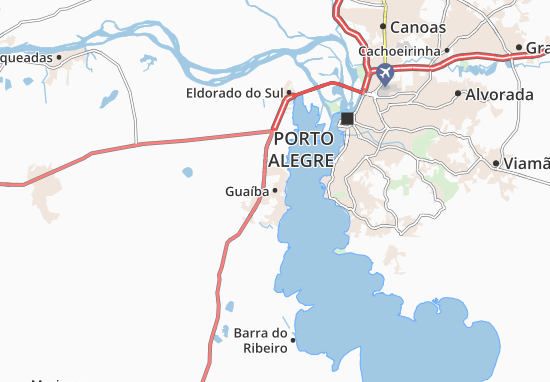 Karte Stadtplan Guaíba