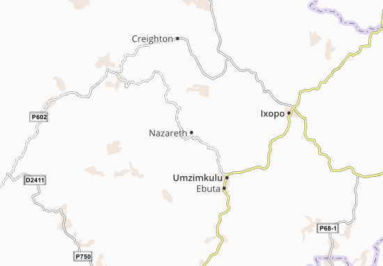 Kaart Plattegrond Nazareth