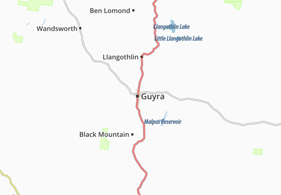 Karte Stadtplan Guyra